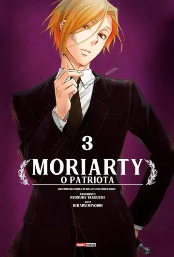 Capa de Moriarty: O Patriota Vol. 3, Panini