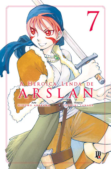 Capa de A Heroica Lenda de Arslan #07, Editora JBC