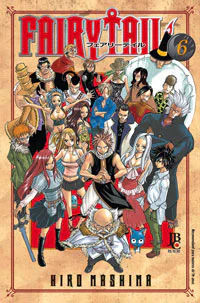Capa de Fairy Tail #06, Editora JBC