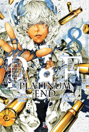 Capa de Platinum End #08, Editora JBC