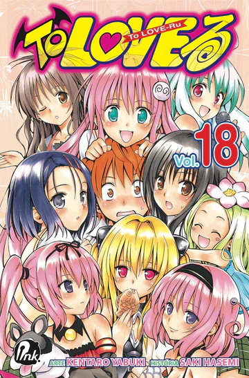 Capa de To Love-Ru #18, Editora JBC