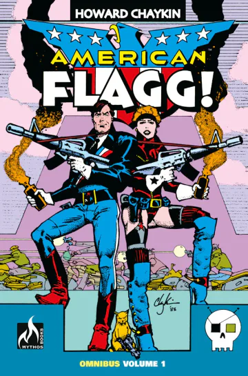Capa de American Flagg! Omnibus — Volume 1, Mythos Editora