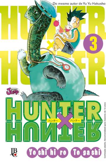 Capa de Hunter X Hunter #03, Editora JBC