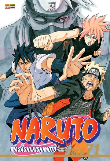 Capa de Naruto Gold Vol. 71, Panini