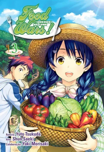 Capa de Food Wars Vol. 3, Panini