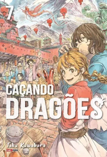 Capa de Caçando Dragões Vol. 7, Panini