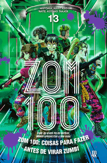 Capa de Zom 100 #13, Editora JBC
