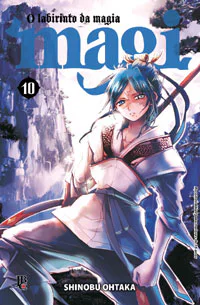 Capa de Magi - O Labirinto da Magia #10, Editora JBC