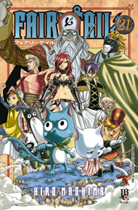 Capa de Fairy Tail #21, Editora JBC