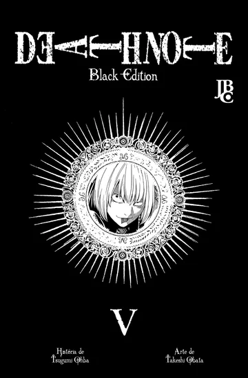 Capa de Death Note - Black Edition #05, Editora JBC