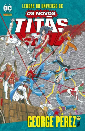Capa de Os Novos Titãs Por George Pérez Vol. 10, Panini
