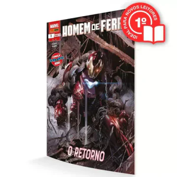Capa de Homem De Ferro (2019) Vol. 1, Panini