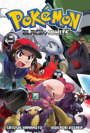 Capa de Pokémon Black And White Vol. 9, Panini