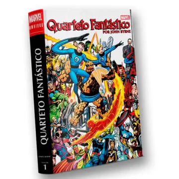Capa de Quarteto Fantástico Por John Byrne Vol. 1, Panini