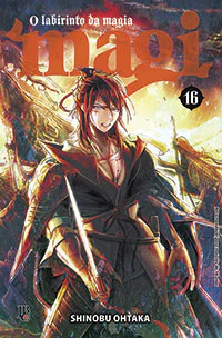 Capa de Magi - O Labirinto da Magia #16, Editora JBC