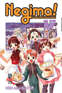 Capa de Negima #17, Editora JBC