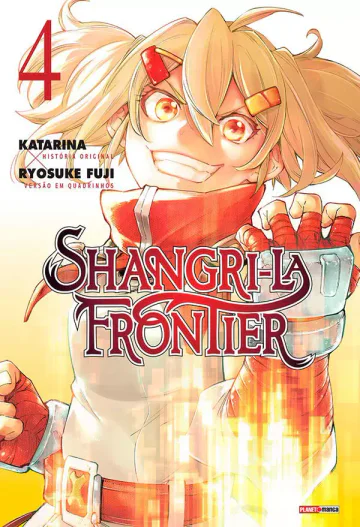 Capa de Shangri-la Frontier Vol. 4, Panini