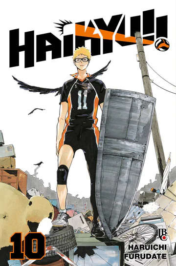 Capa de Haikyu!! #10, Editora JBC