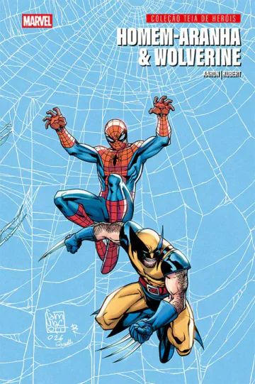 Capa de Coleção Homem-Aranha: Teia De Heróis Vol. 8 - Homem-Aranha E Wolverine, Panini