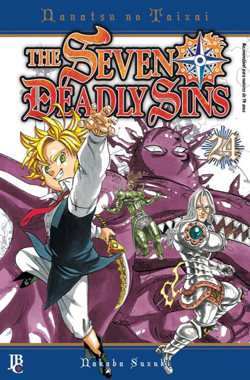 Capa de The Seven Deadly Sins #24, Editora JBC