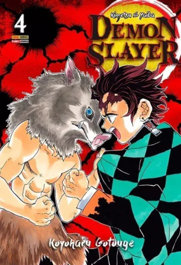Capa de Demon Slayer - Kimetsu No Yaiba Vol. 4, Panini
