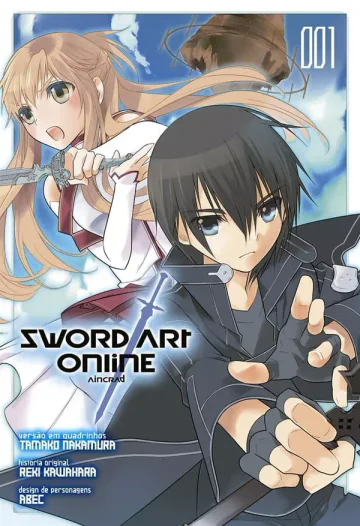 Capa de Sword Art Online: Aincrad Vol. 1, Panini