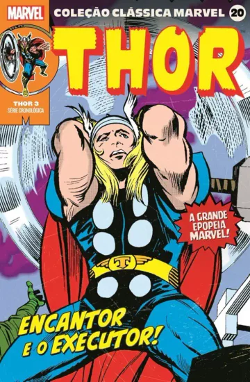 Capa de Coleção Clássica Marvel Vol. 20 - Thor Vol. 3, Panini