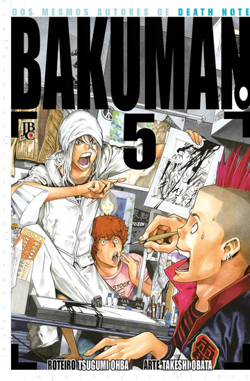 Capa de Bakuman #05, Editora JBC
