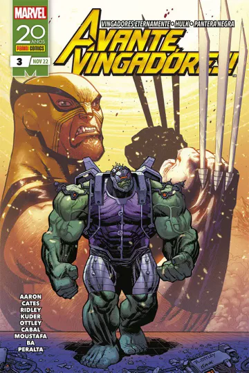 Capa de Avante, Vingadores! (2022) Vol. 3, Panini