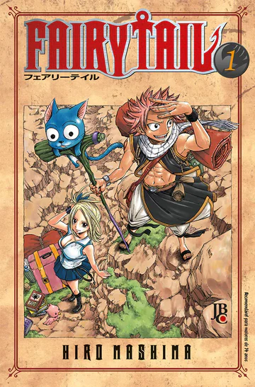 Capa de Fairy Tail #01, Editora JBC