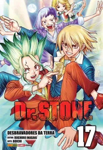 Capa de Dr. Stone Vol. 17, Panini