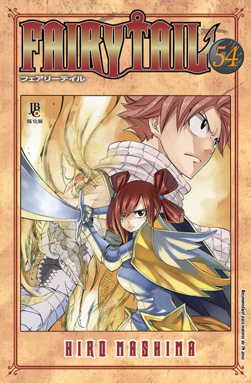 Capa de Fairy Tail #54, Editora JBC