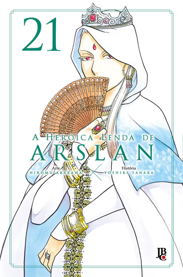 Capa de A Heroica Lenda de Arslan #21, Editora JBC