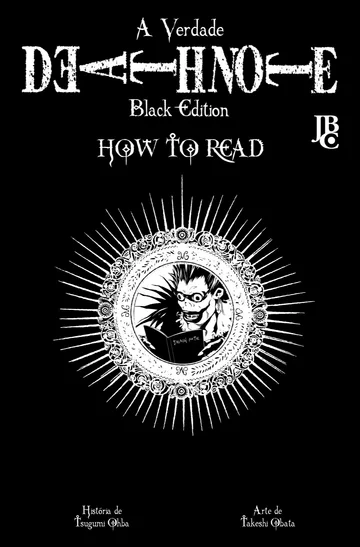 Capa de Death Note – Black Edition How to Read #07, Editora JBC