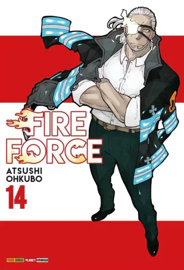 Capa de Fire Force Vol. 14, Panini