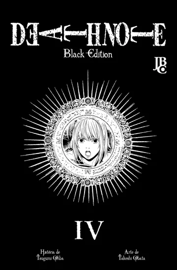 Capa de Death Note - Black Edition #04, Editora JBC
