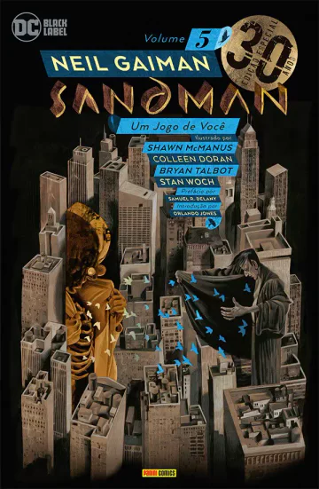 Capa de Sandman: Edição Especial De 30 Anos Vol. 5, Panini