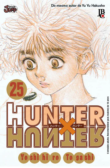 Capa de Hunter X Hunter #25, Editora JBC