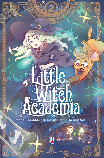 Capa de Little Witch Academia #02, Editora JBC