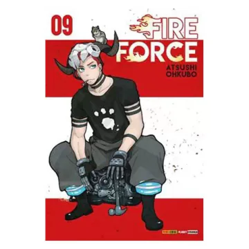 Capa de Fire Force Vol. 9, Panini