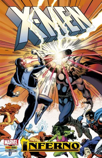 Capa de X-Men: Inferno Vol. 3, Panini