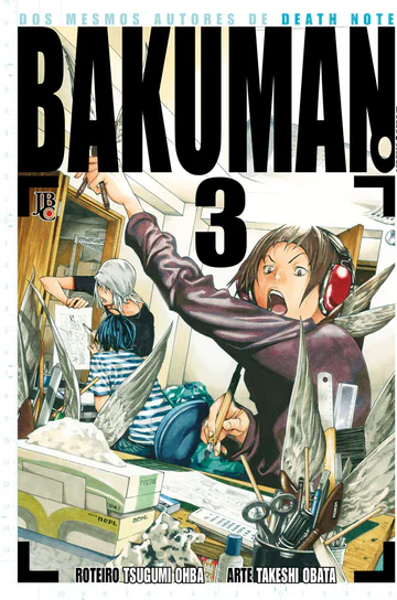 Capa de Bakuman #03, Editora JBC