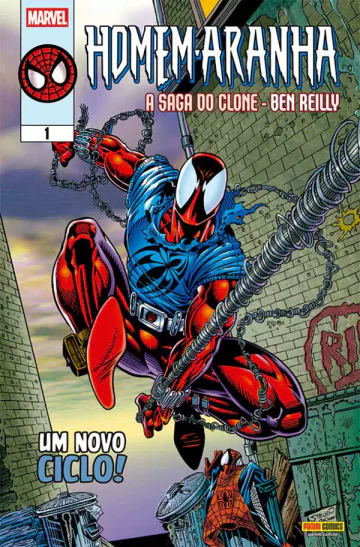 Capa de Homem-Aranha: A Saga Do Clone - Ben Reilly Vol. 1, Panini
