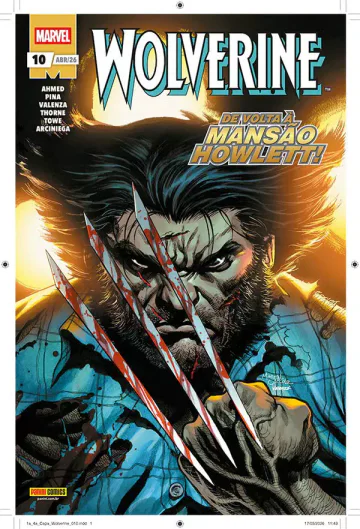 Capa de Wolverine (2025) 10, Panini