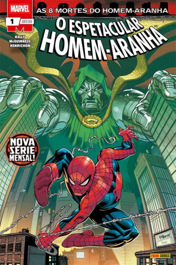 Capa de O Espetacular Homem-Aranha (2025) 01, Panini