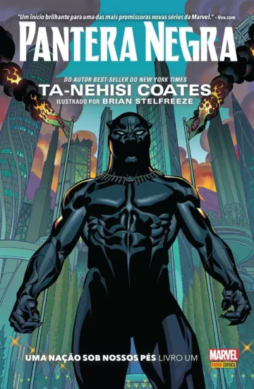 Capa de Pantera Negra: Uma Nação Sob Nossos Pés Vol. 1, Panini