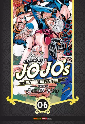 Capa de Jojo's Bizarre Adventure Parte 5: Golden Wind Vol. 06, Panini
