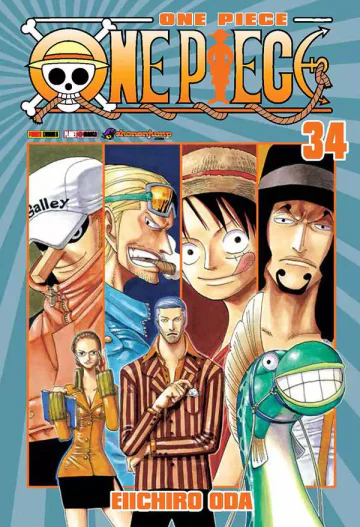 Capa de One Piece Vol. 34, Panini