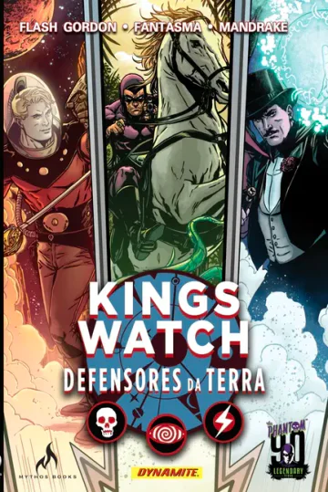 Capa de Kings Watch — Os Defensores da Terra, Mythos Editora