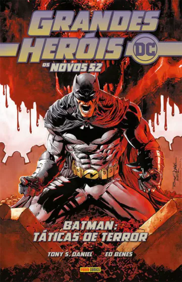 Capa de Grandes Heróis DC: Os Novos 52 Vol. 14 - Batman: Táticas De Terror, Panini